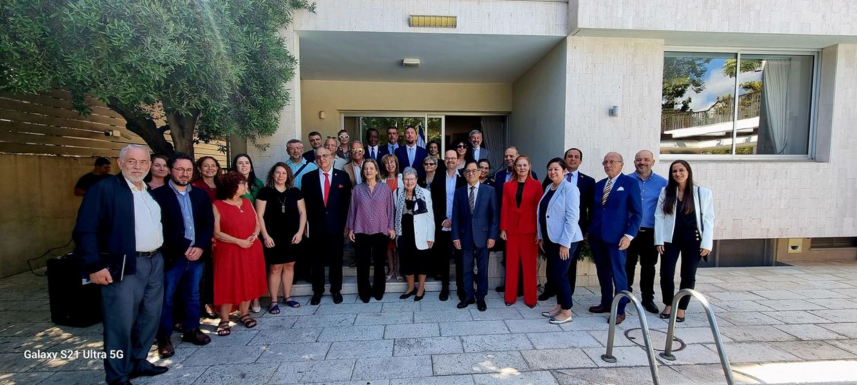 אירוע קבלת האקדמיה הישראלית ללאדינו לאקדמיה הספרדית המלכותית בבית שגרירת ספרד